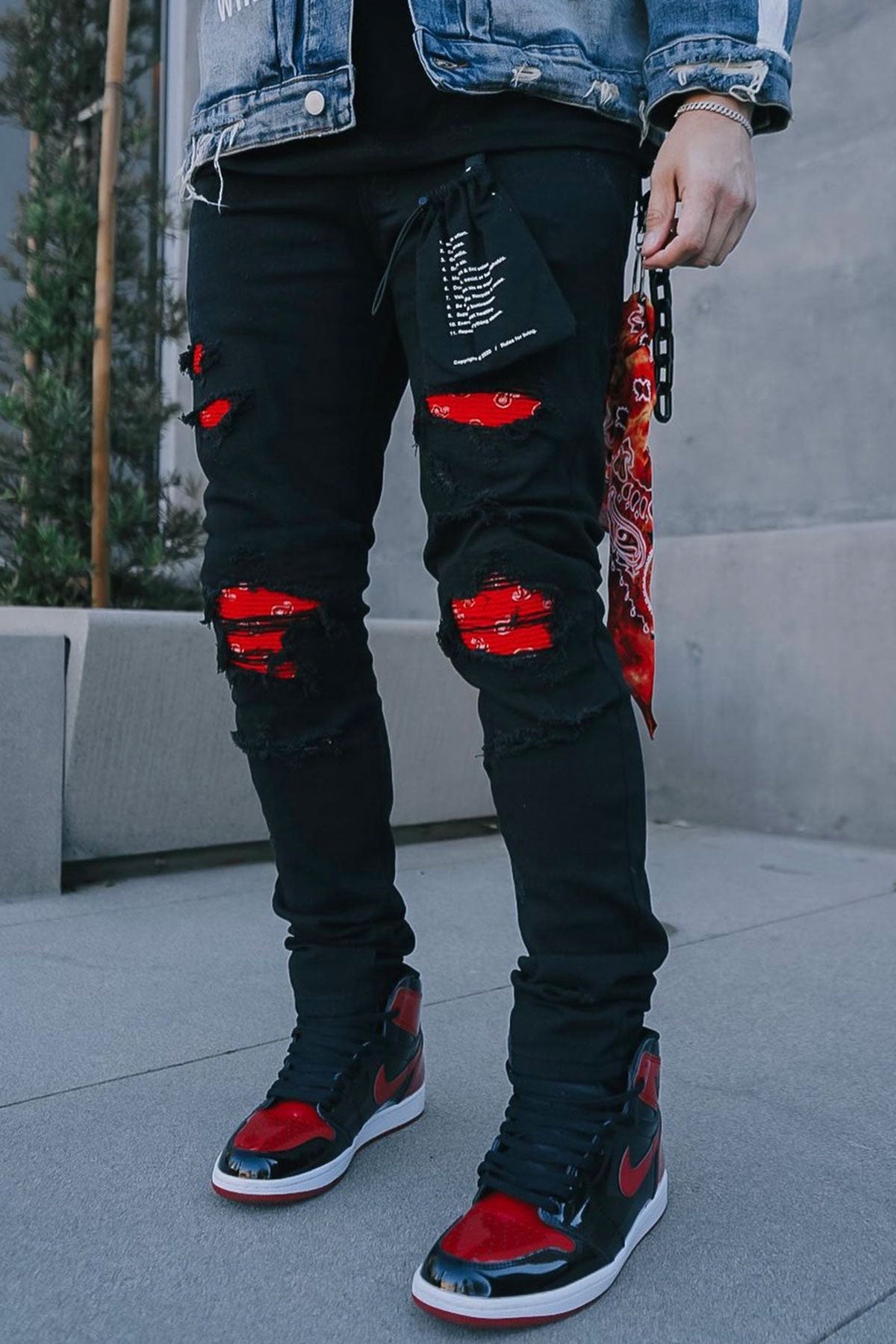 PAISLEY MOTO PANTS – KDNK