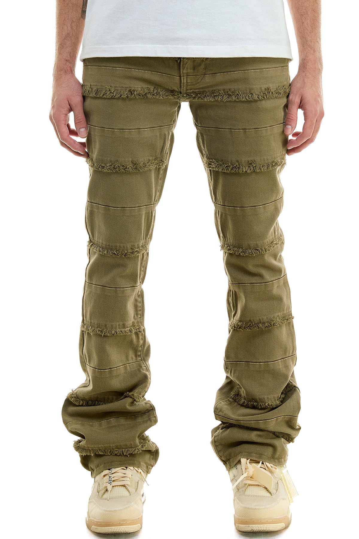 Brown Flare Cargo Pants by AMIRI on Sale