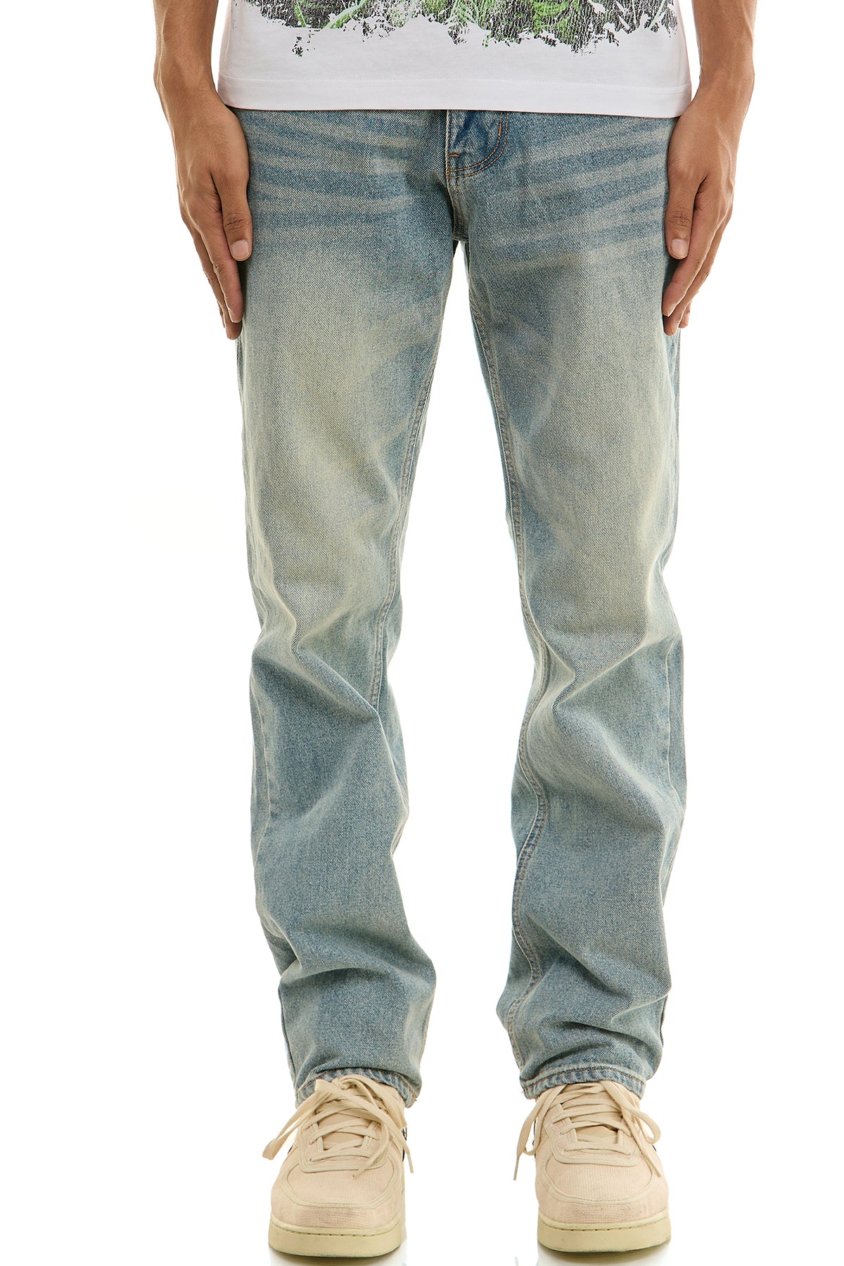 KDNK] ケーディーエヌケー デニム DENIM SELF V3 STRETCH DENIM BLUE 
