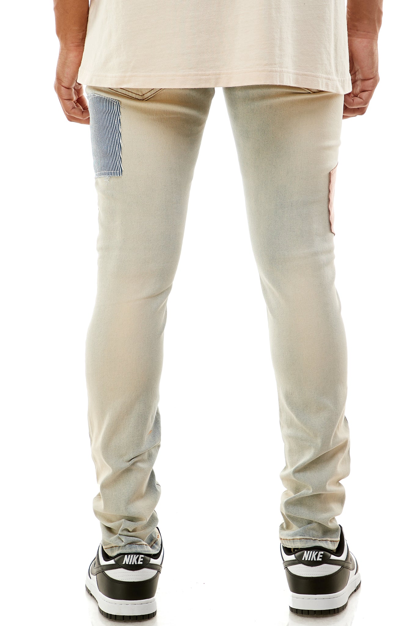 MULTI PATCH WORK JEANS