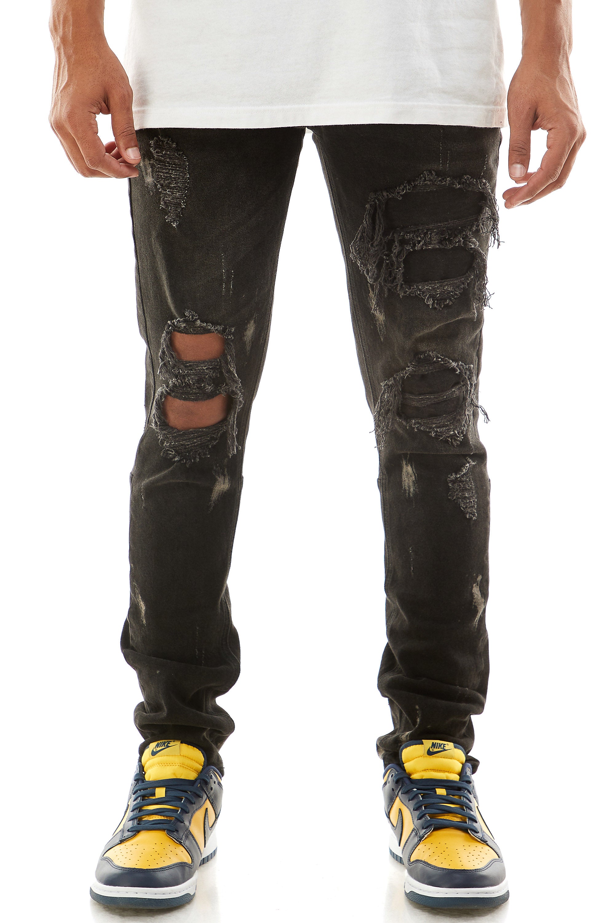 WAXED FLARE JEANS – KDNK