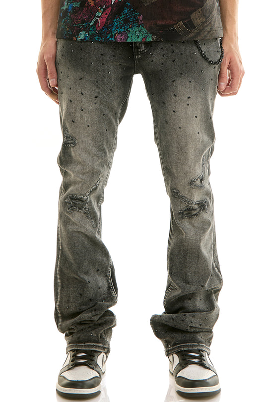ABYSS RHINESTONE JEANS