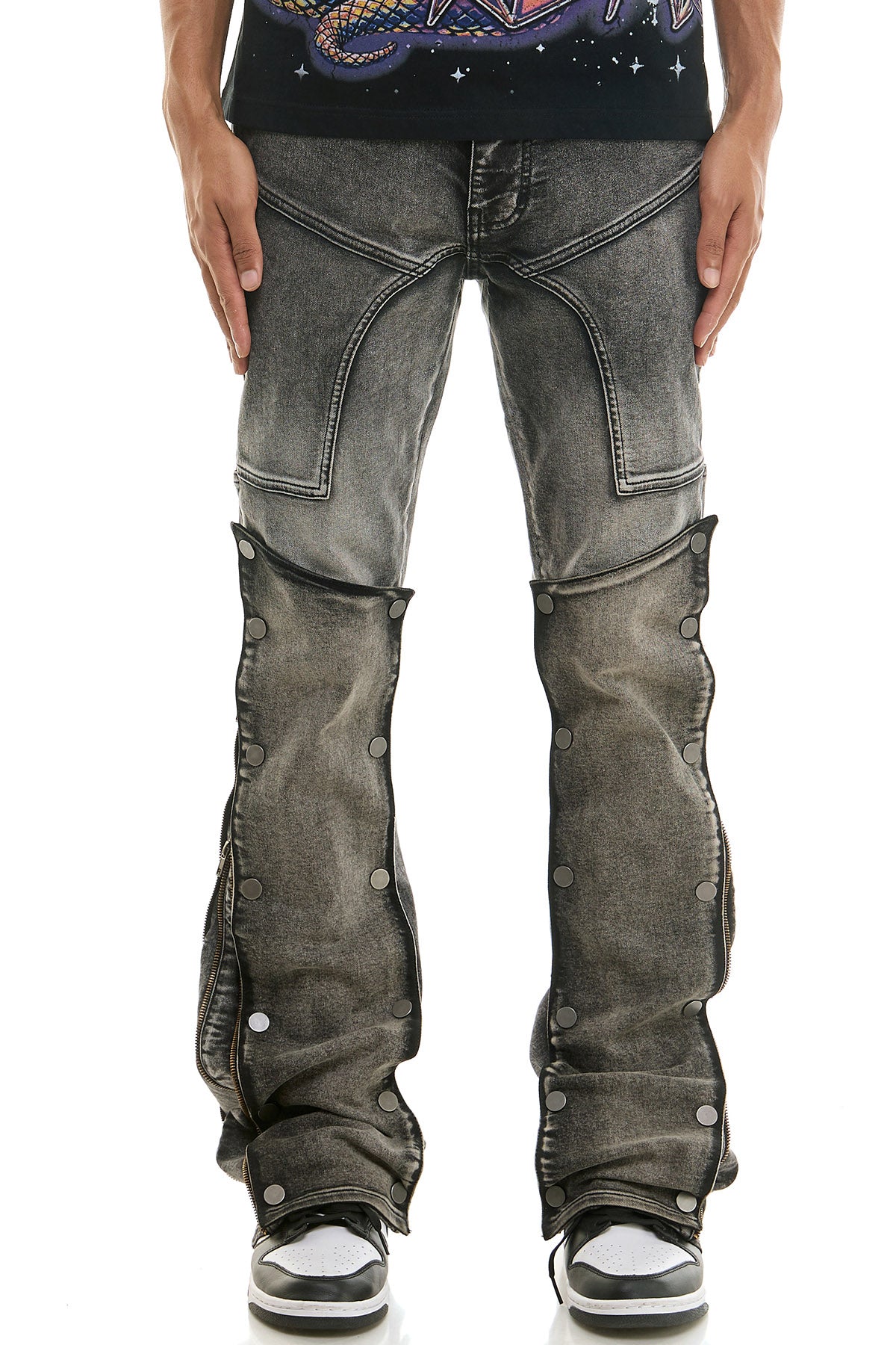 SENTINEL SKINNY FLARE JEANS