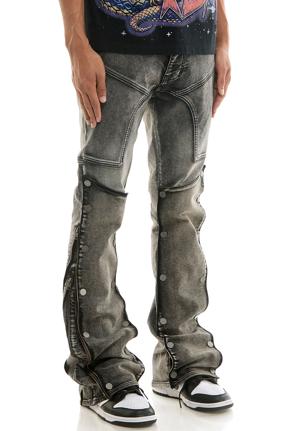 SENTINEL SKINNY FLARE JEANS
