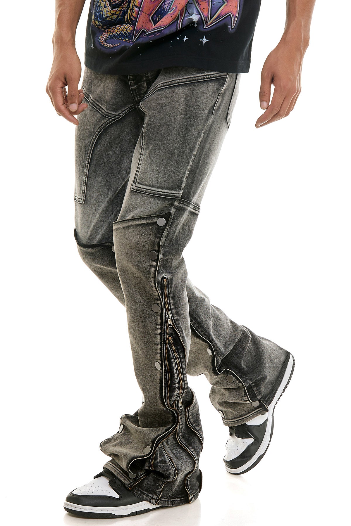 SENTINEL SKINNY FLARE JEANS