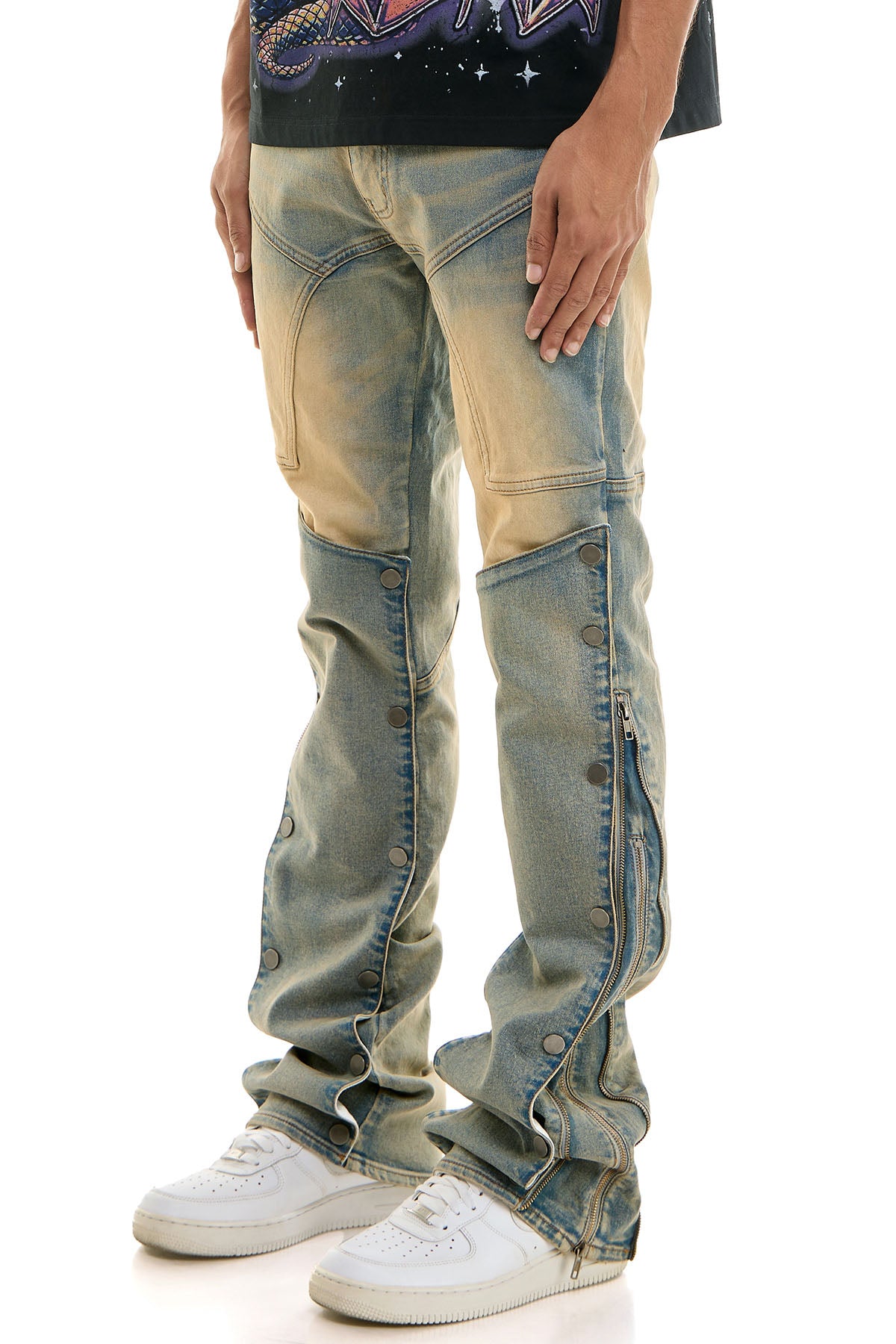 【新品】DEFORMED FLARE VINTAGE DENIM JEANS DEFORMED FLARE VINTAGE DENIM JEANS | ssstein(シュタイン