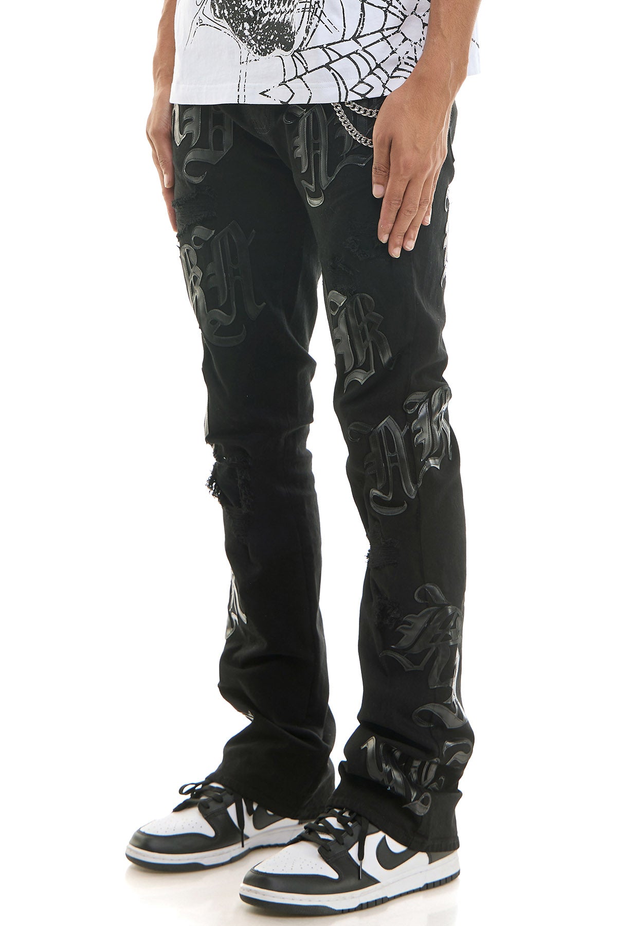 ONYX CIPHER SKINNY FLARE JEANS