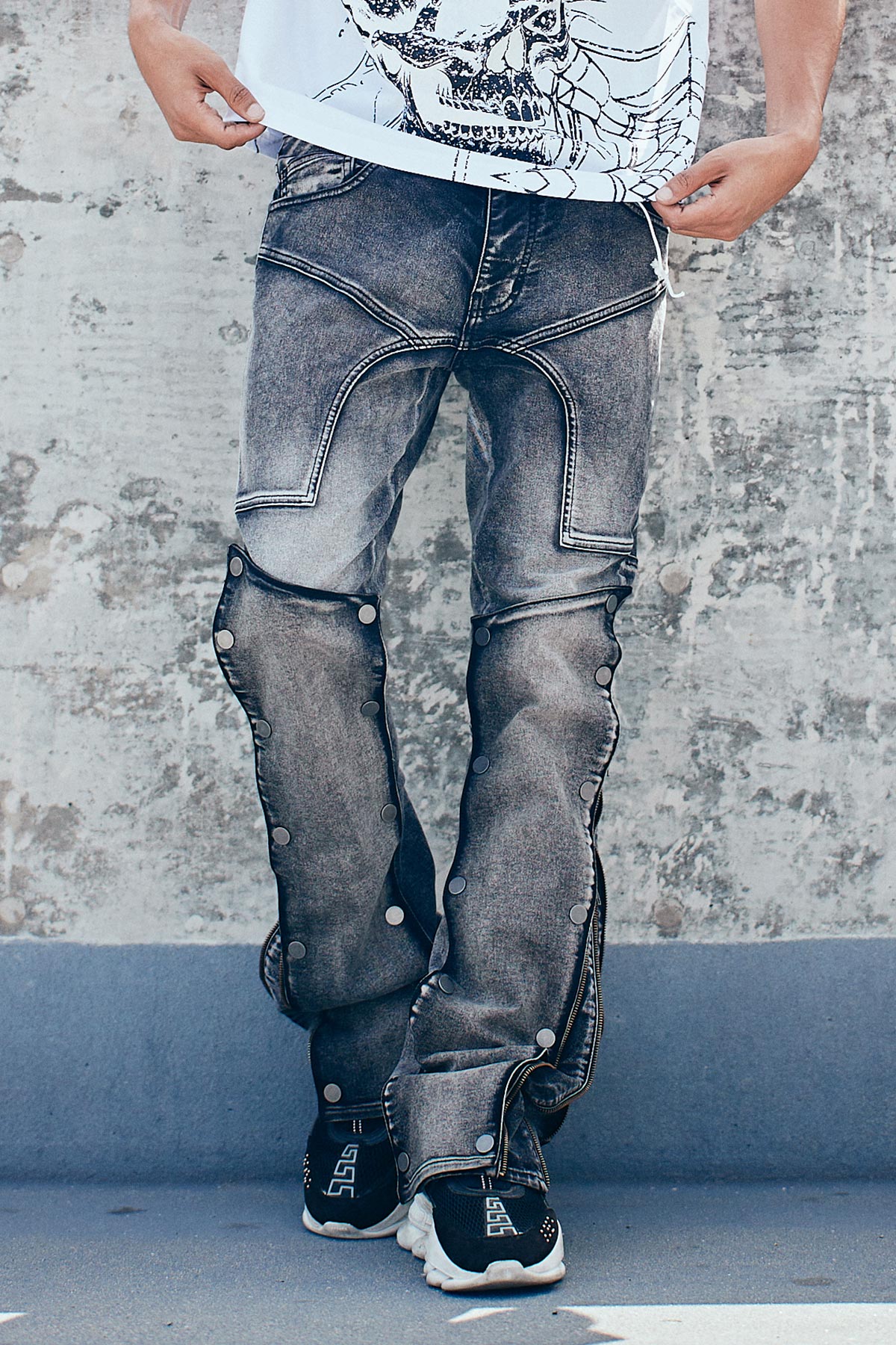 SENTINEL SKINNY FLARE JEANS