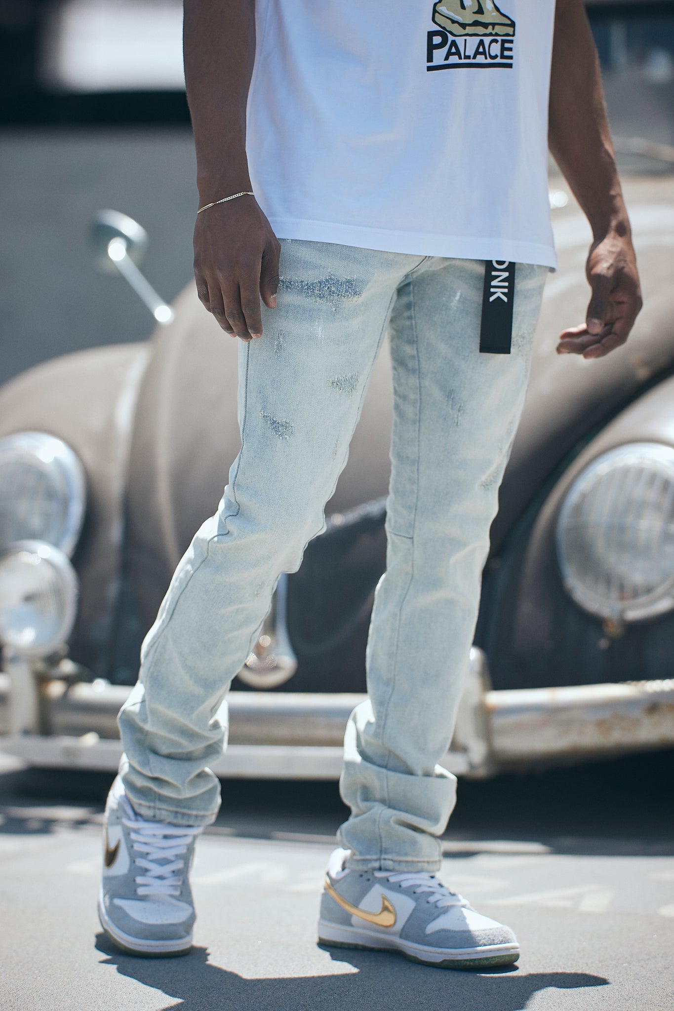 STACKED PUZ JEANS