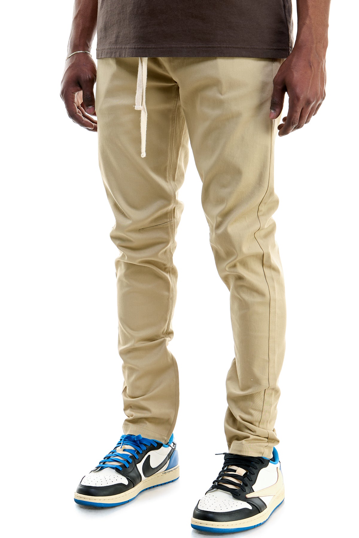 Men's tapered zipper ankle jogger pants online