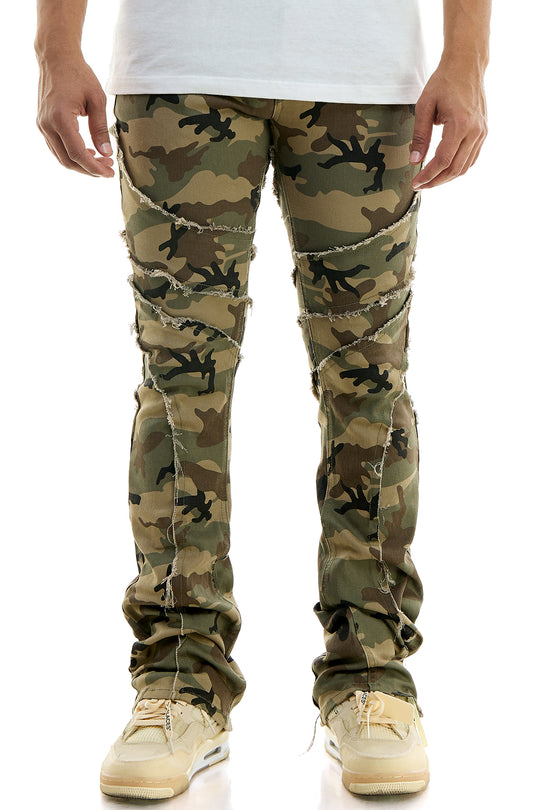 FLARED OVERLAP PANTS