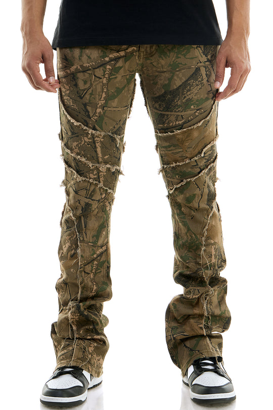 FLARED OVERLAP PANTS