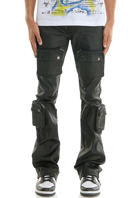 JET CARGO SKINNY FLARE JEANS