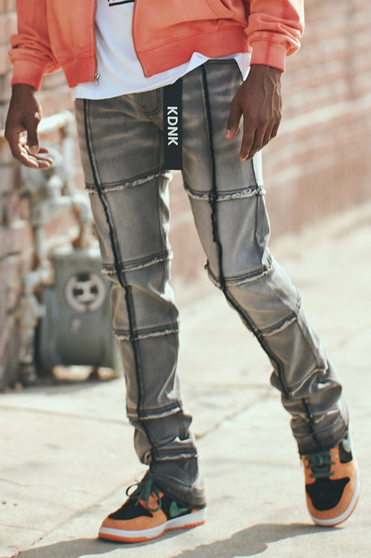 STACKED CUT & SEW JEANS