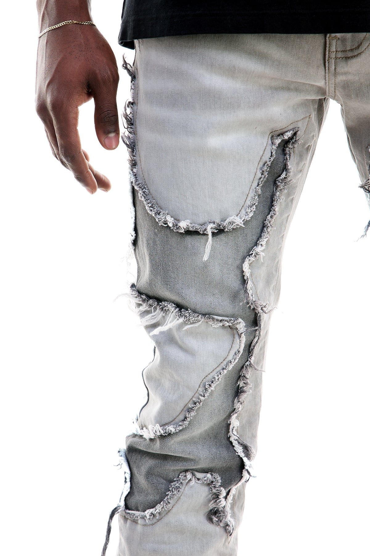 STACKED STREAM JEANS – KDNK