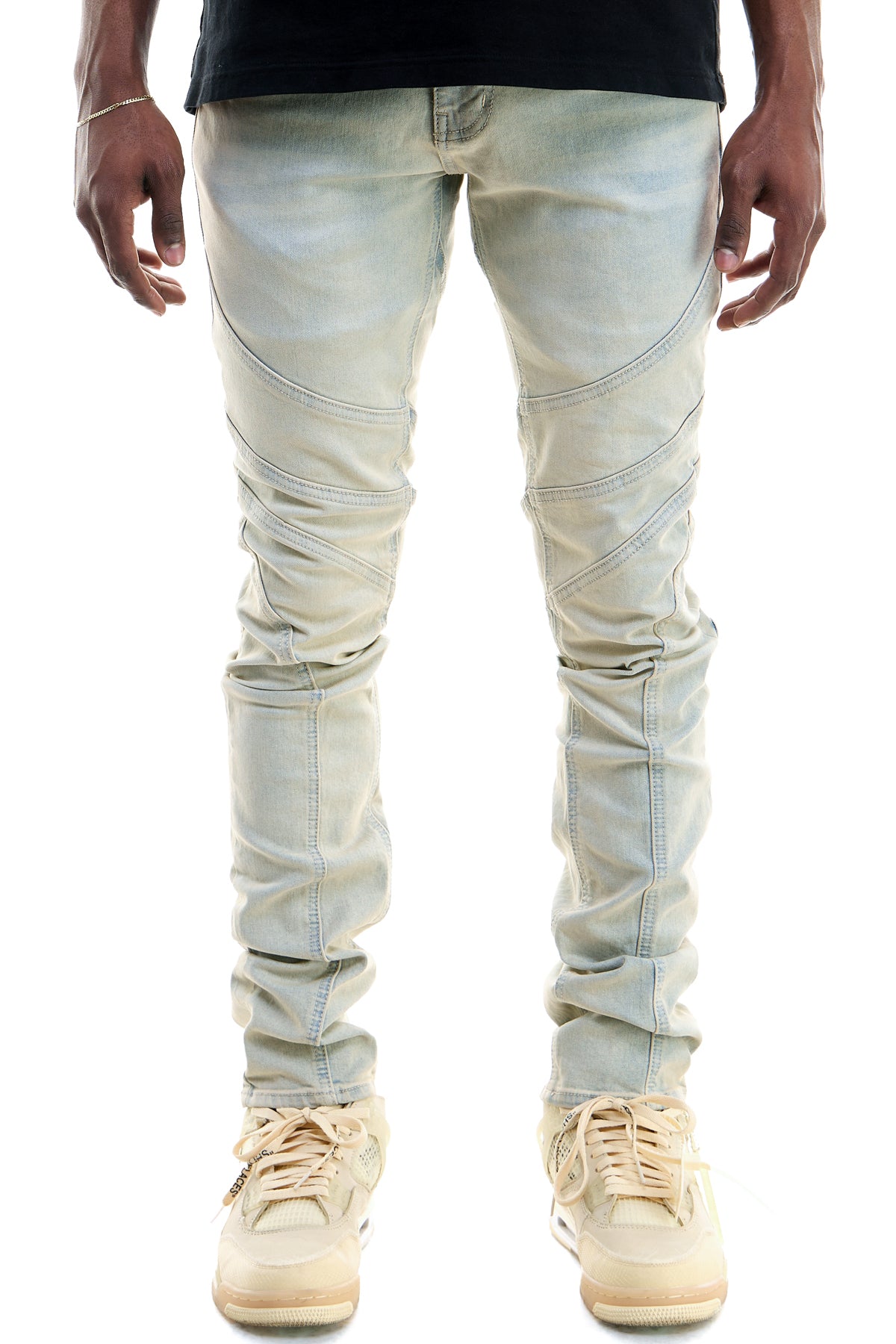 STACKED OVERLAP JEANS