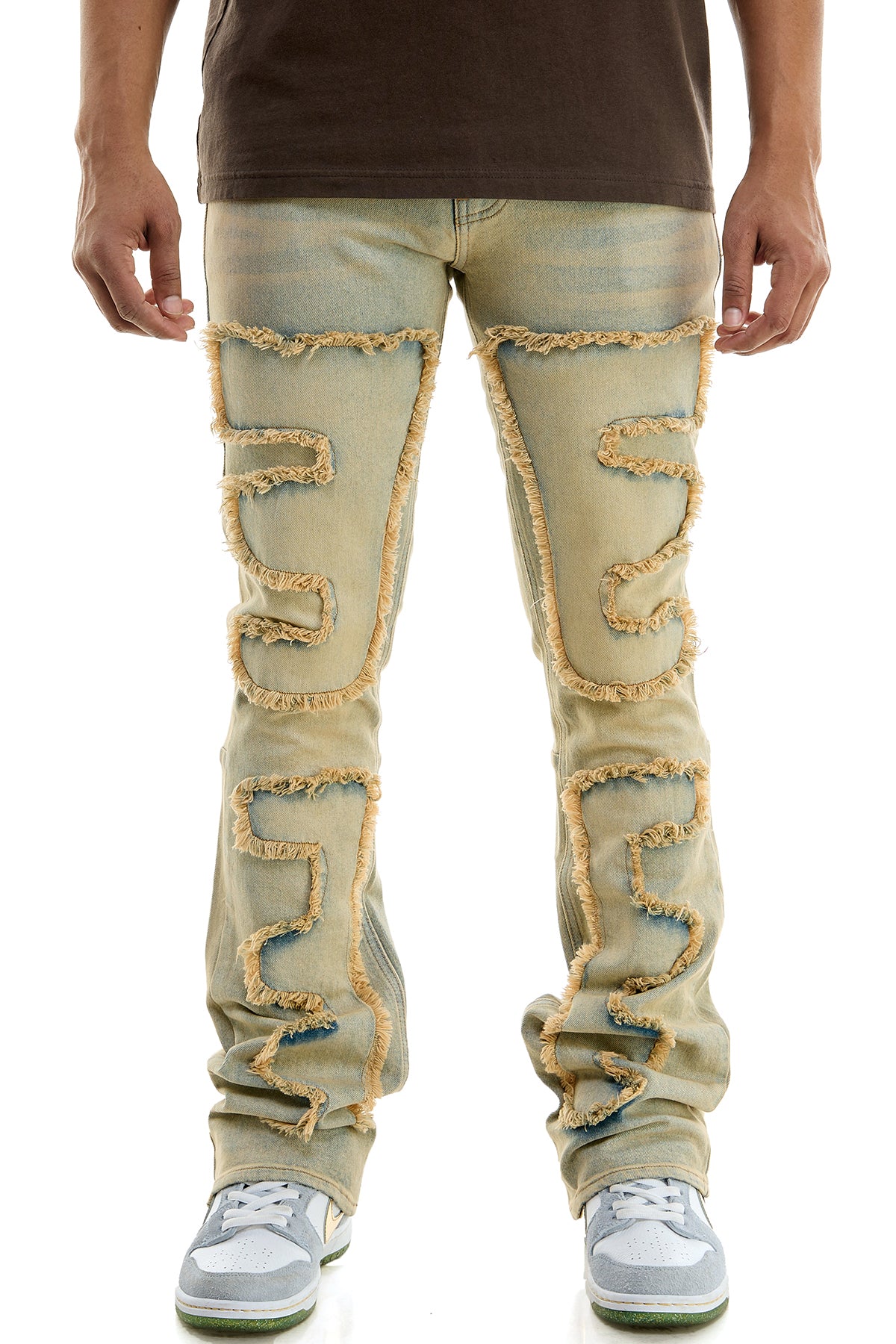 PUZZLE FLARE JEANS