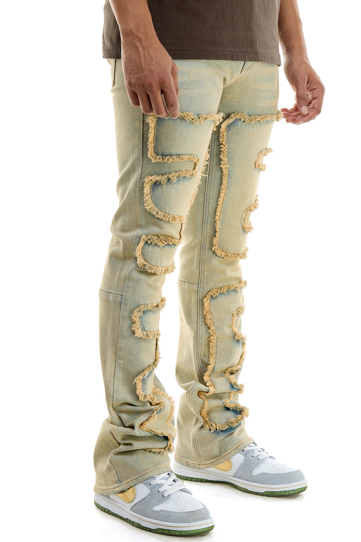PUZZLE FLARE JEANS