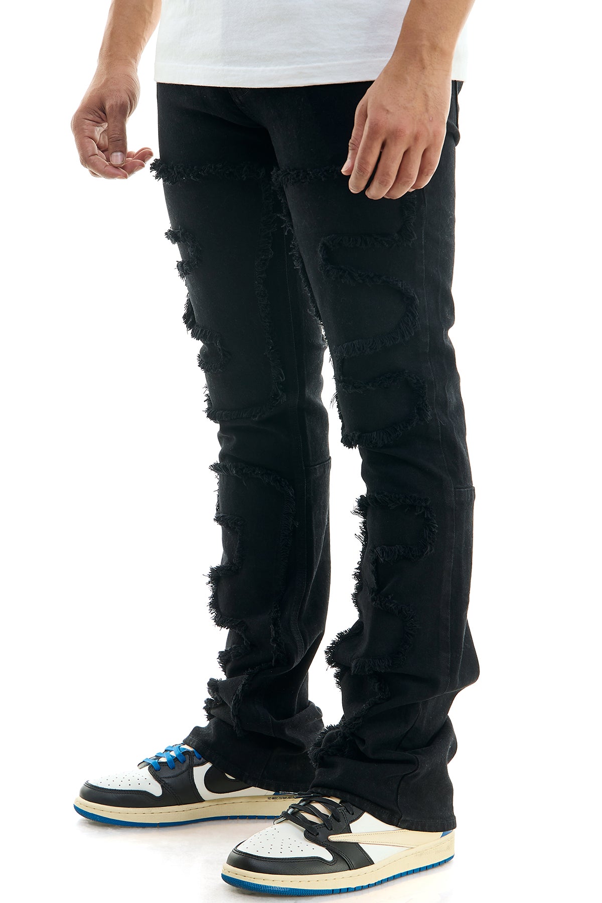 PUZZLE FLARE JEANS – KDNK