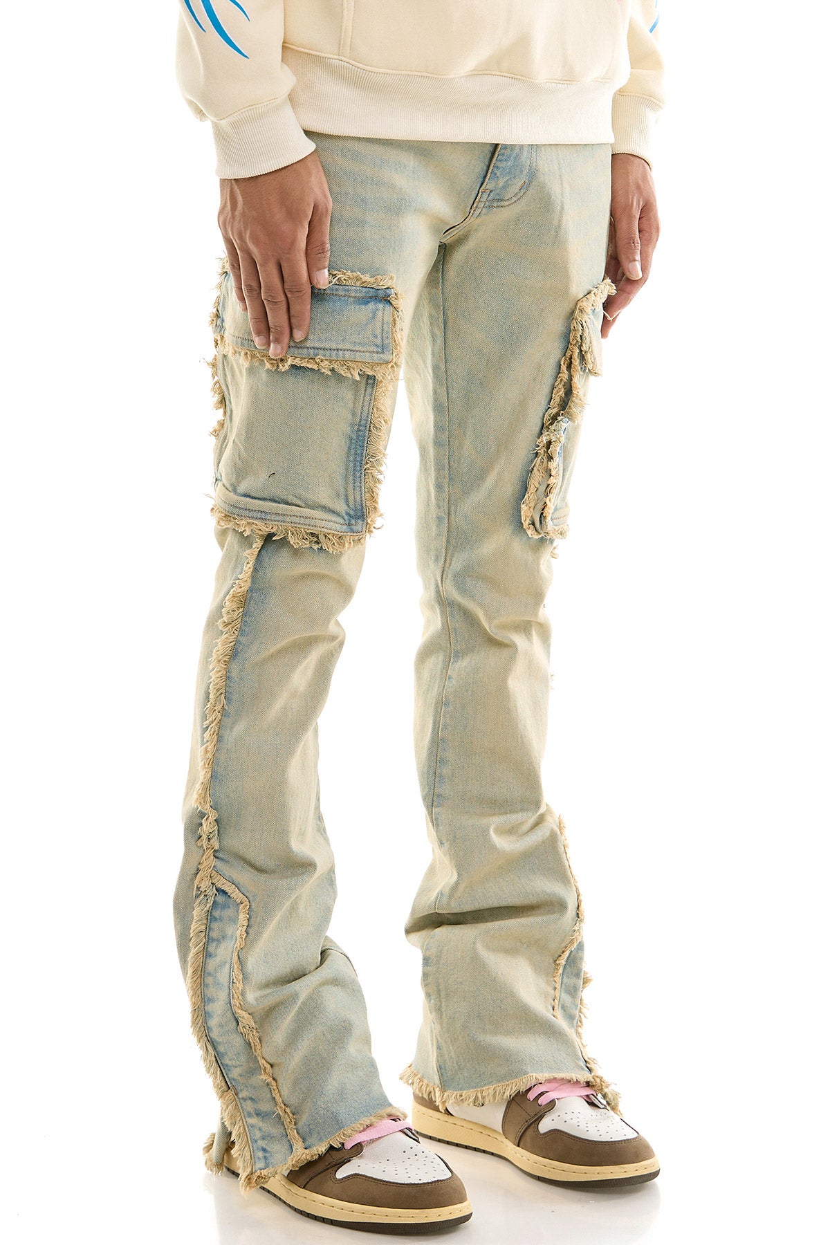 RAW CARGO FLARE JEANS – KDNK