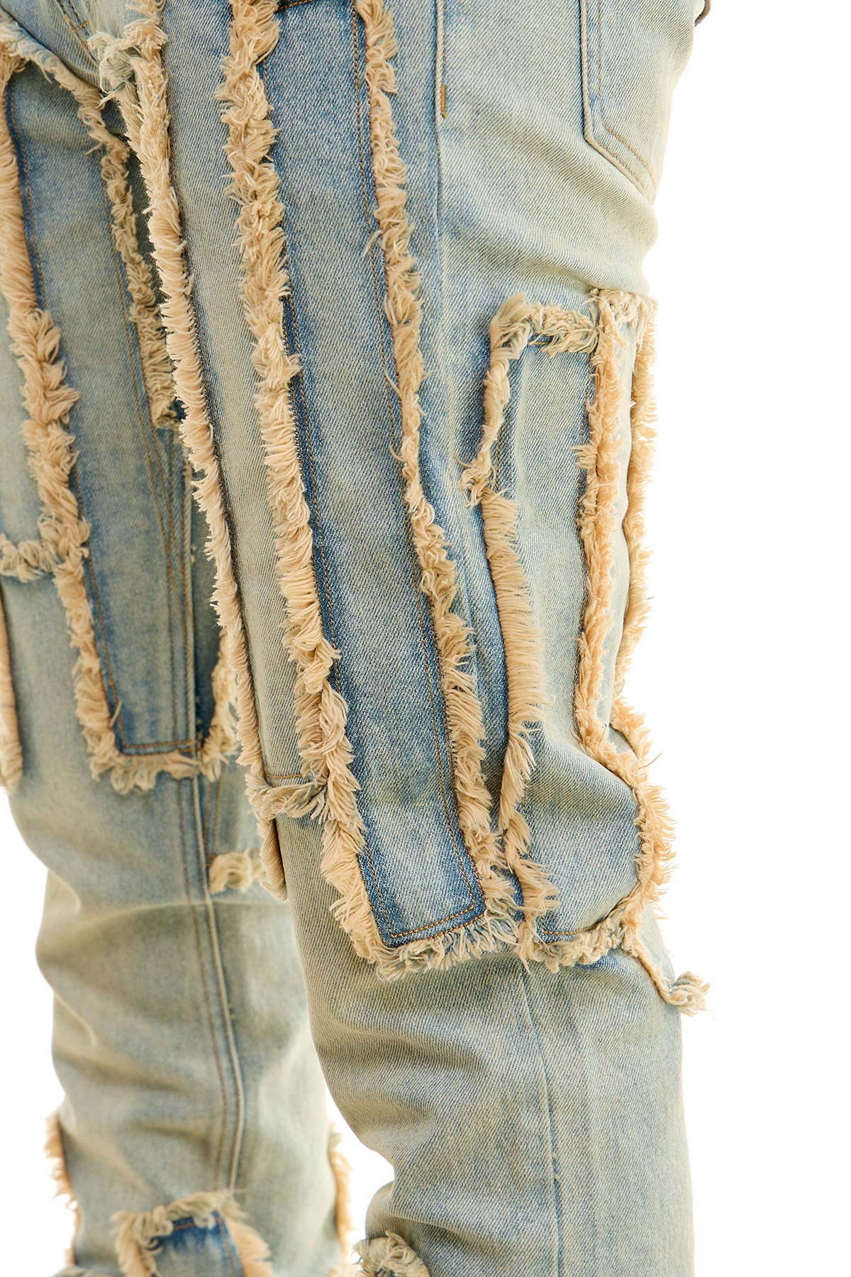 STACKED BARCHA JEANS