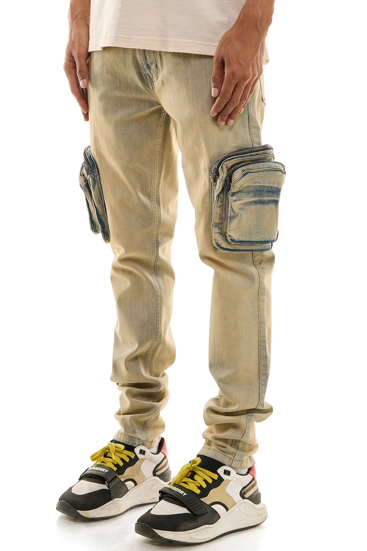 ZIPZIP CARGO JEANS