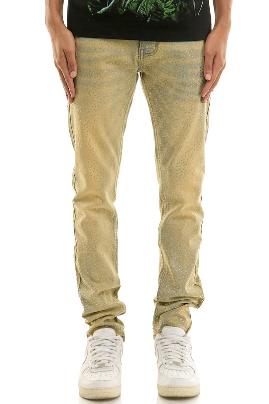 RHINESTONE SKINNY JEANS