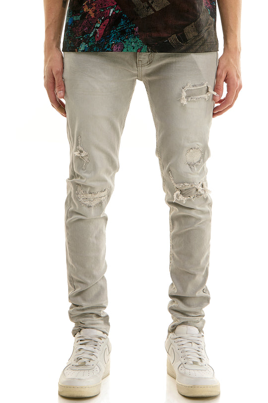 DISTRESSED SKINNY JEANS