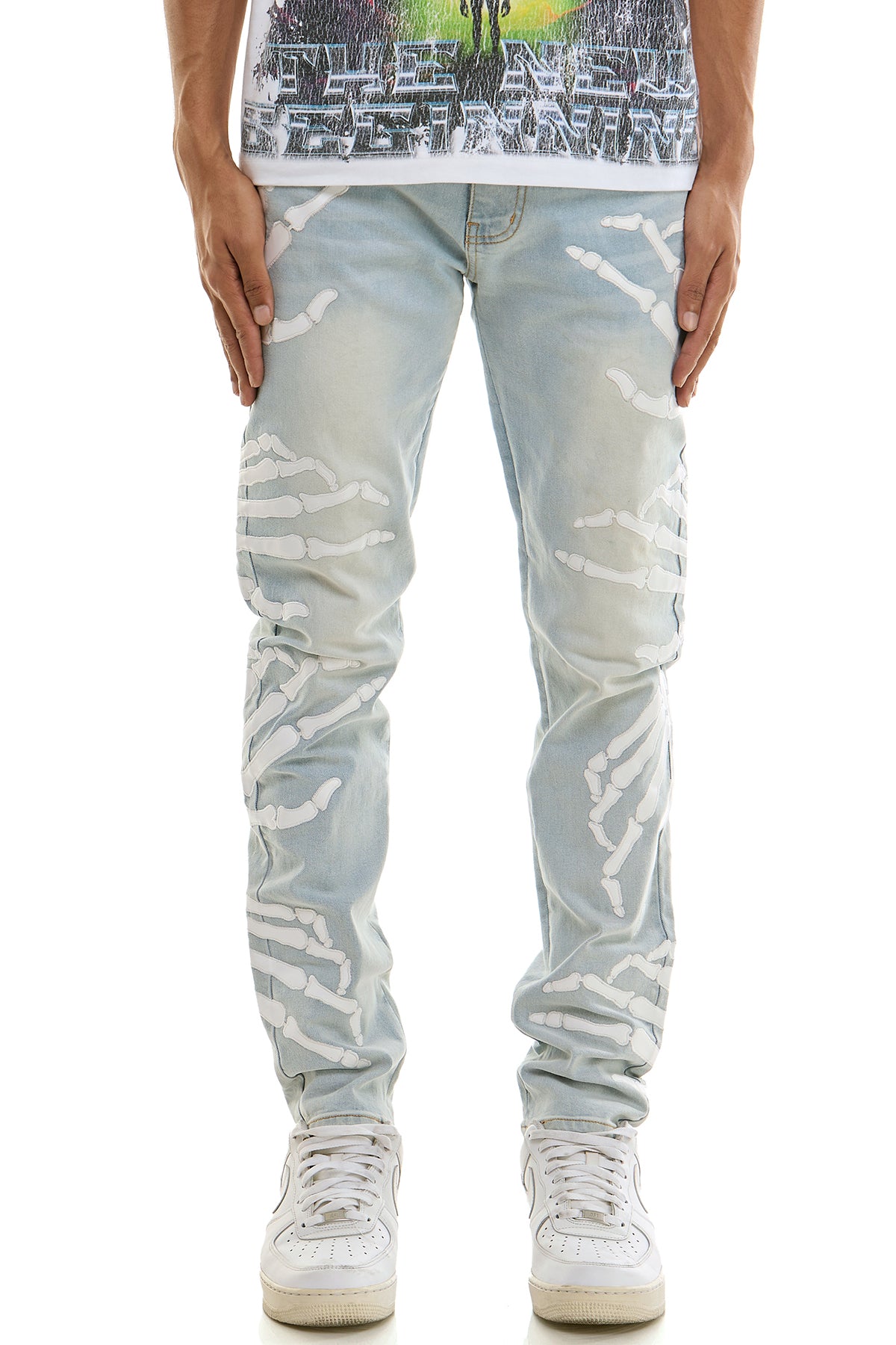 GRIM SKINNY JEANS