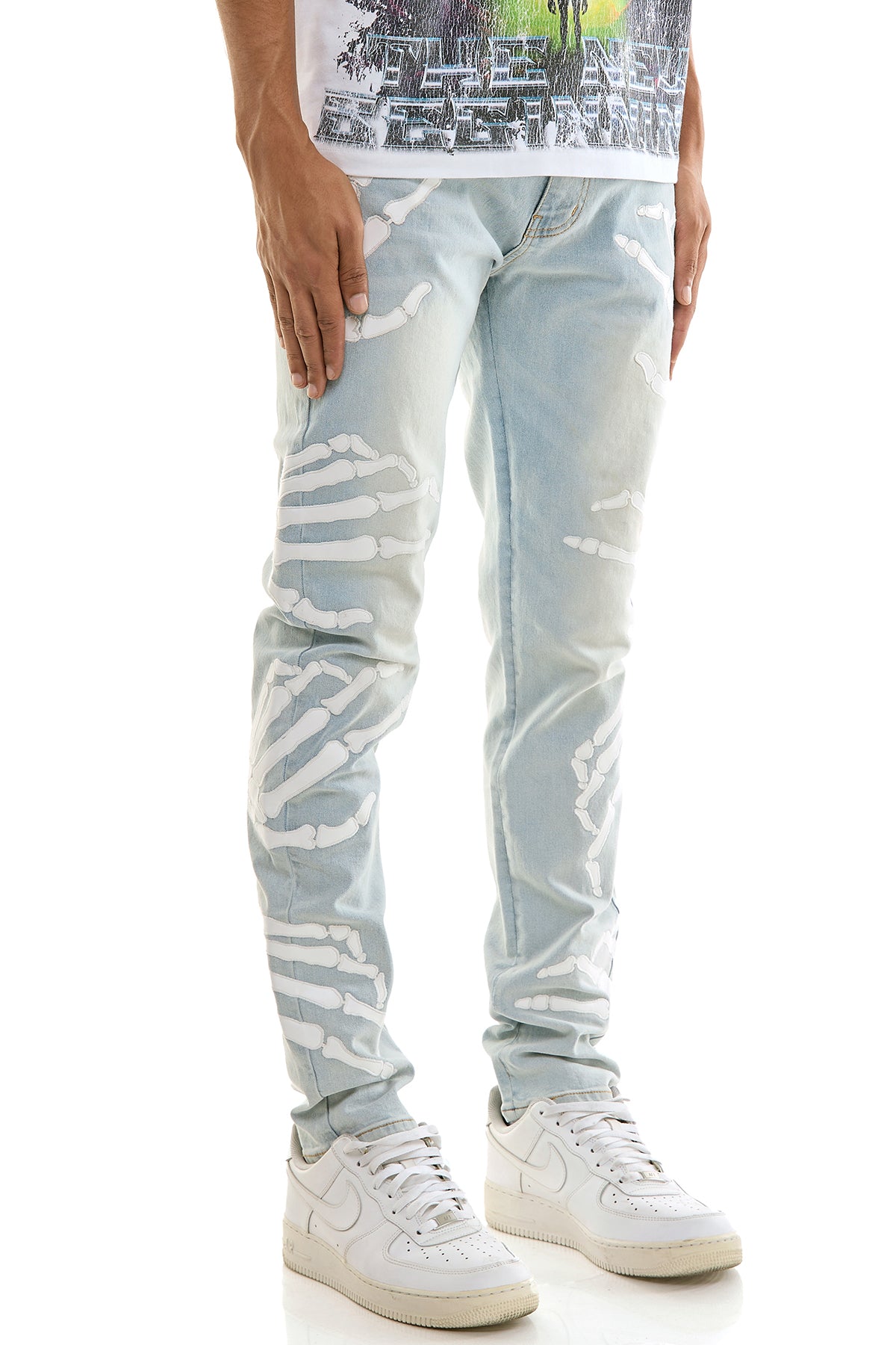 GRIM SKINNY JEANS
