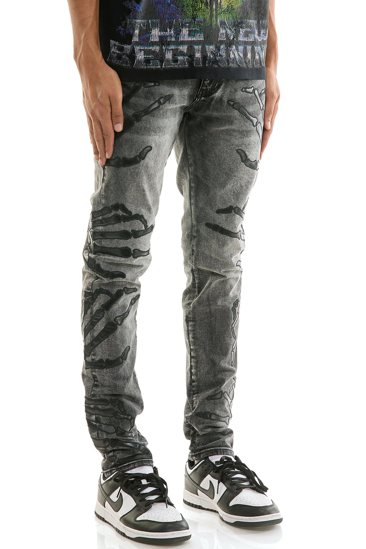 GRIM SKINNY JEANS
