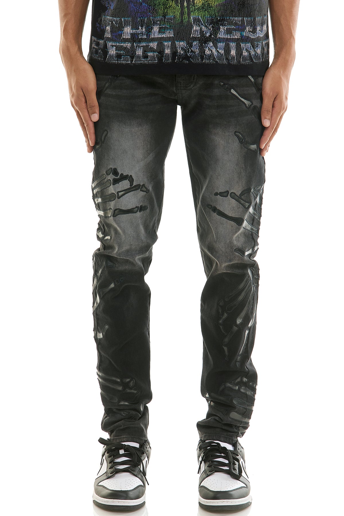 GRIM SKINNY JEANS
