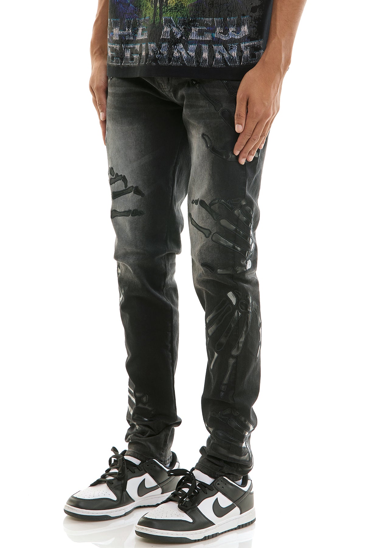 GRIM SKINNY JEANS