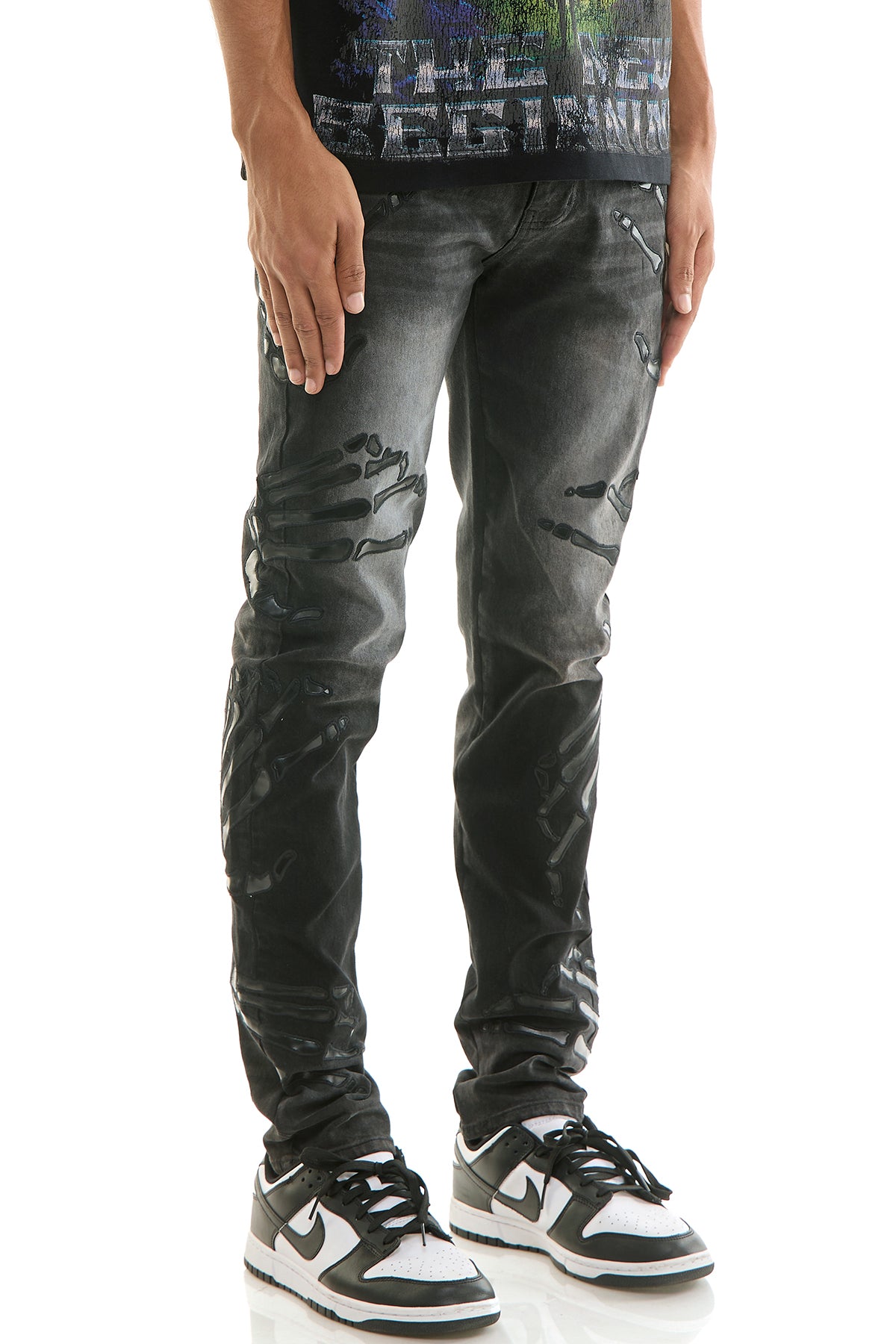 GRIM SKINNY JEANS