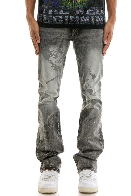 ASH ANGEL RHINESTONE JEANS