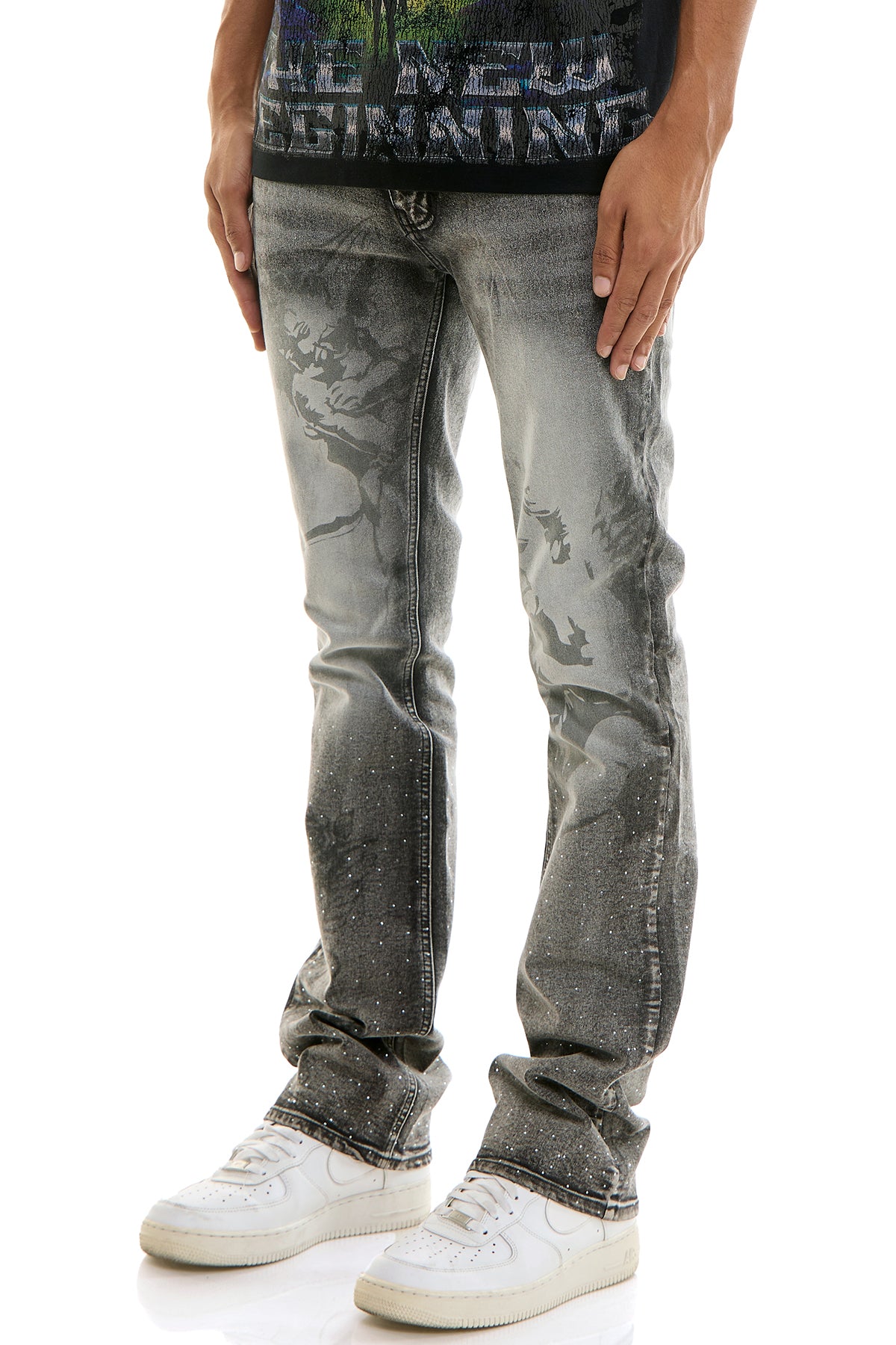ASH ANGEL RHINESTONE JEANS