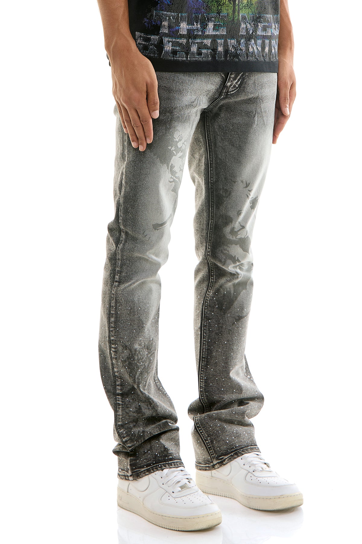 ASH ANGEL RHINESTONE JEANS