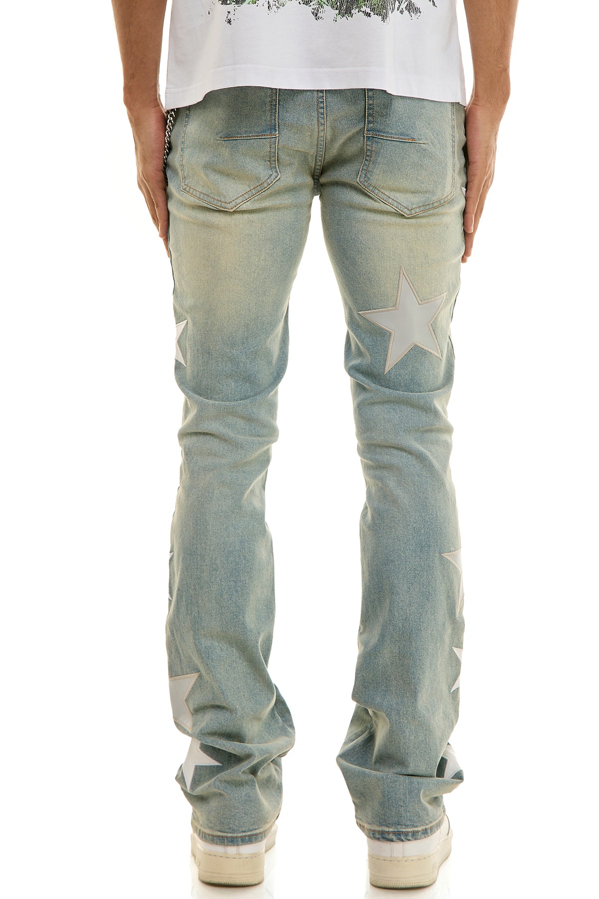 ASTRO SKINNY FLARE JEANS