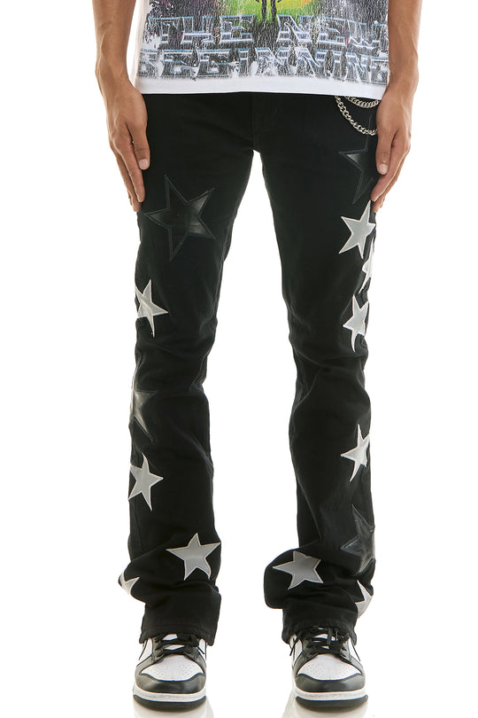 ASTRO SKINNY FLARE JEANS