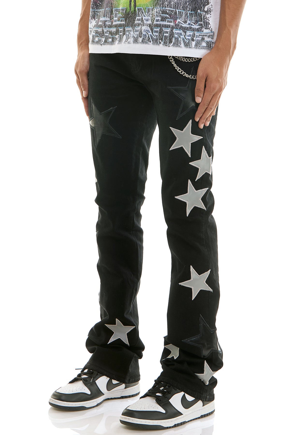 ASTRO SKINNY FLARE JEANS