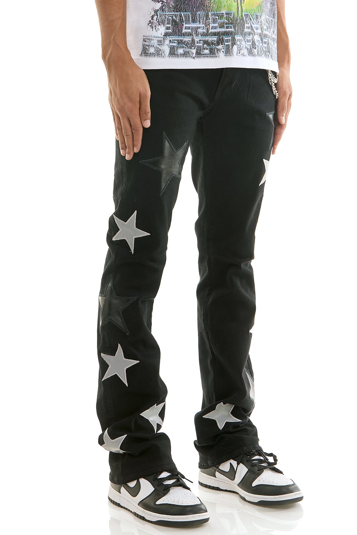 ASTRO SKINNY FLARE JEANS