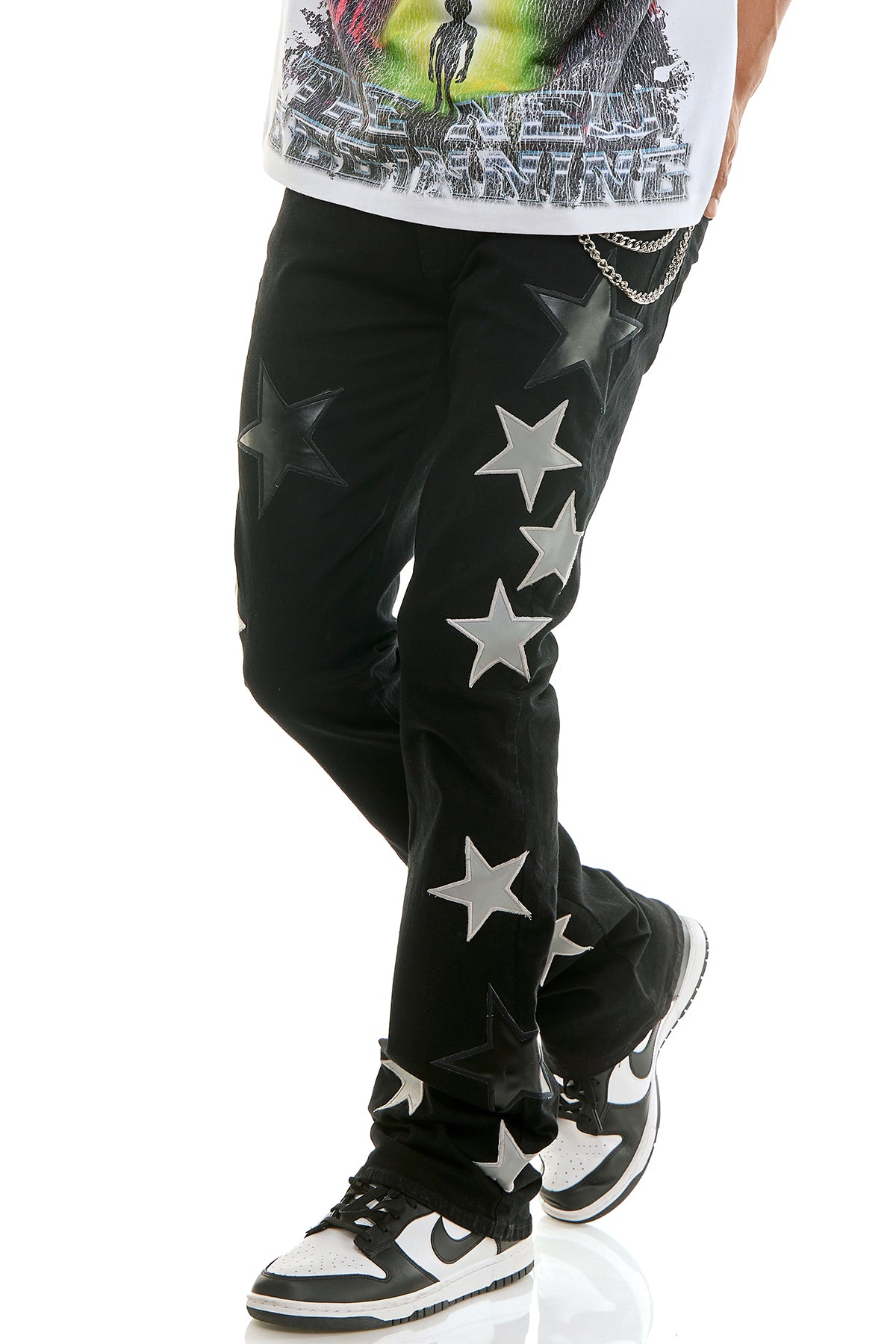 ASTRO SKINNY FLARE JEANS