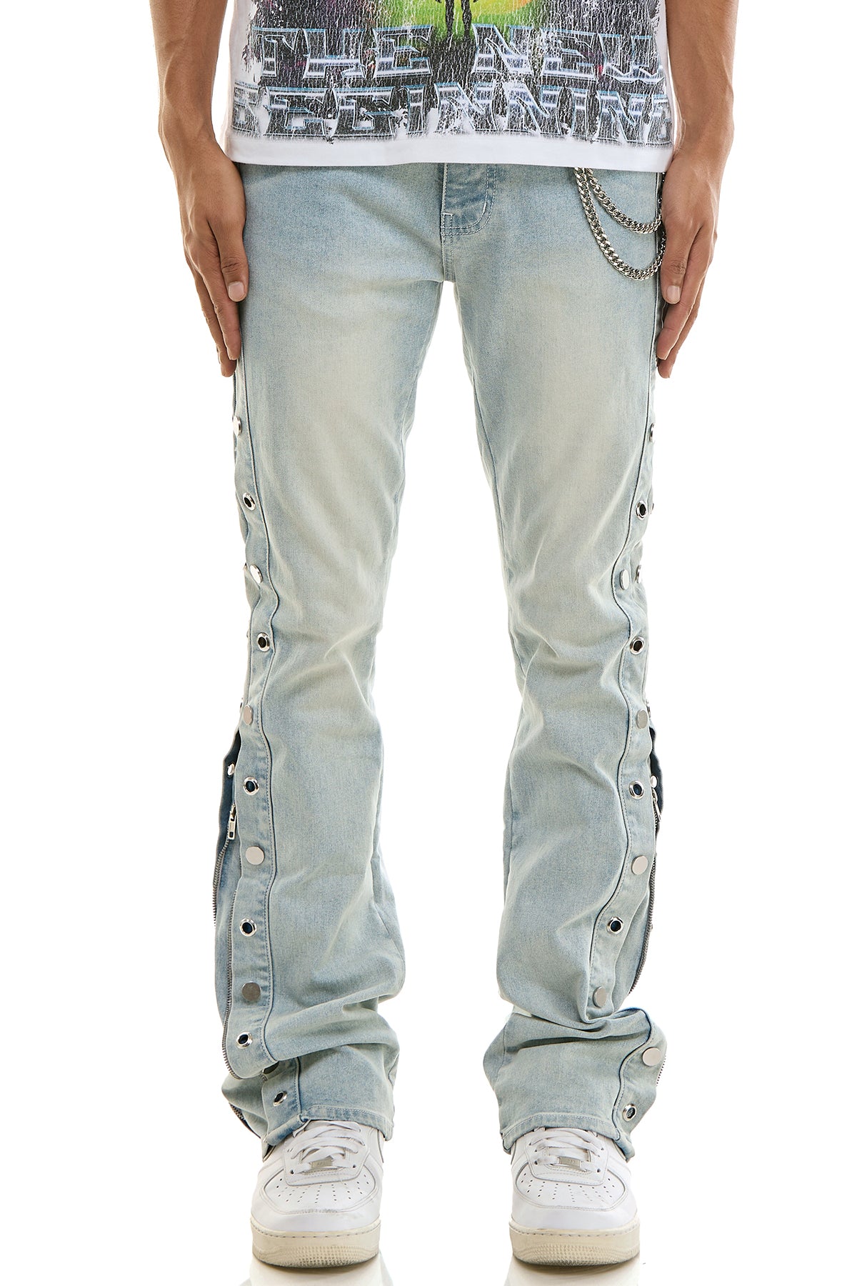 MATRIX STACKED JEANS