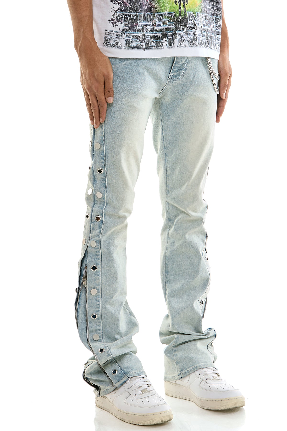 MATRIX STACKED JEANS