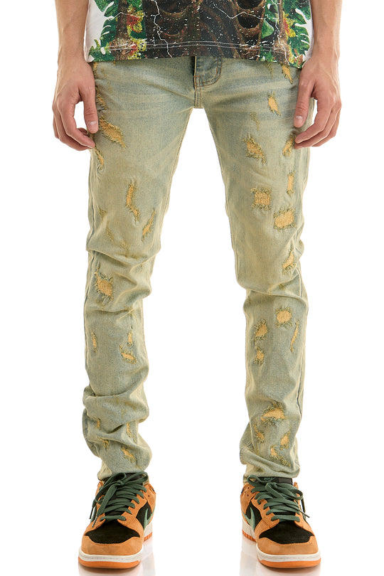 FRAGMENT SKINNY JEANS