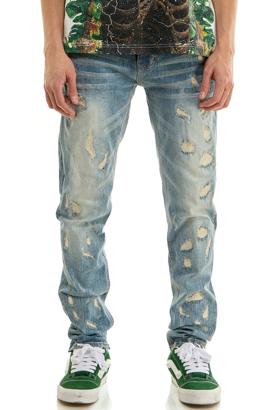 FRAGMENT SKINNY JEANS