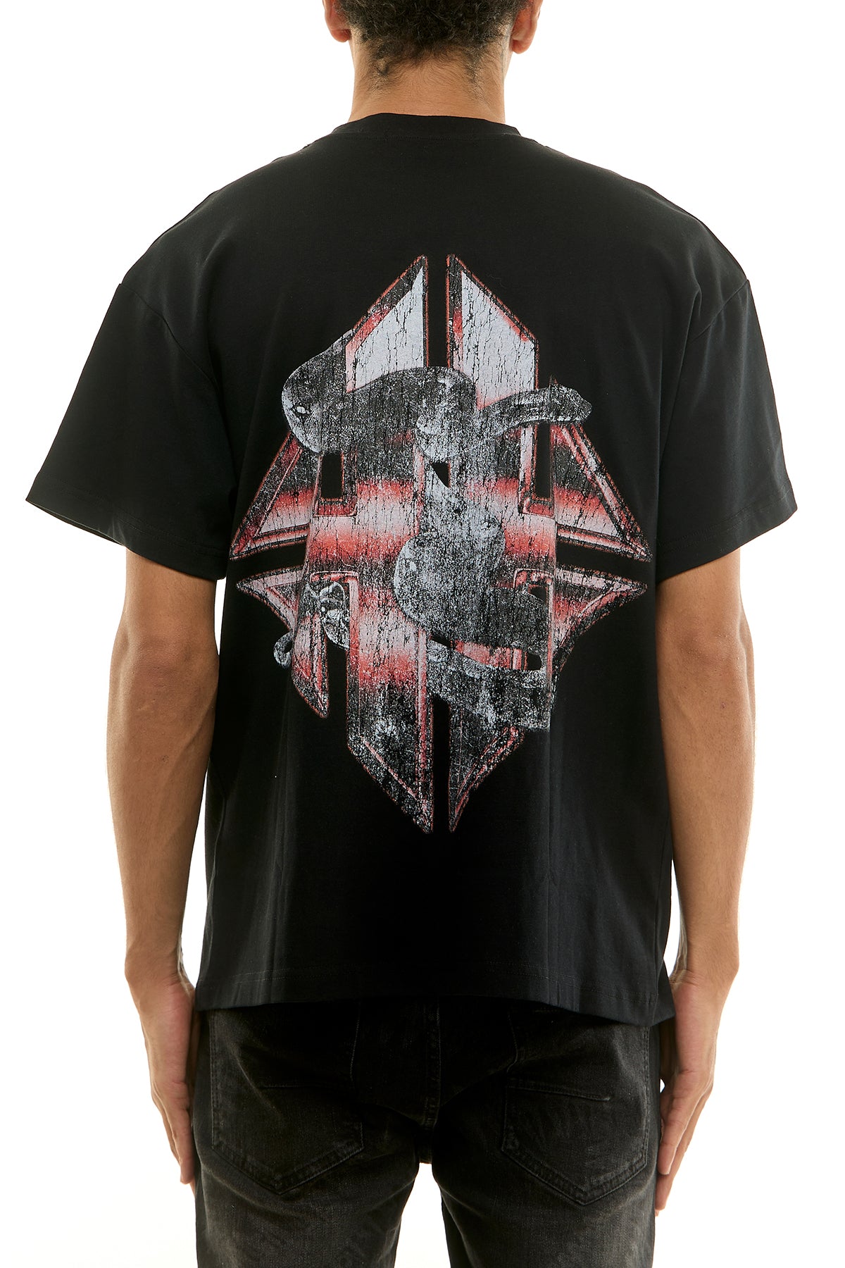 Men's Legend Rhinestone T-Shirt - Black | KNT064 – KDNK