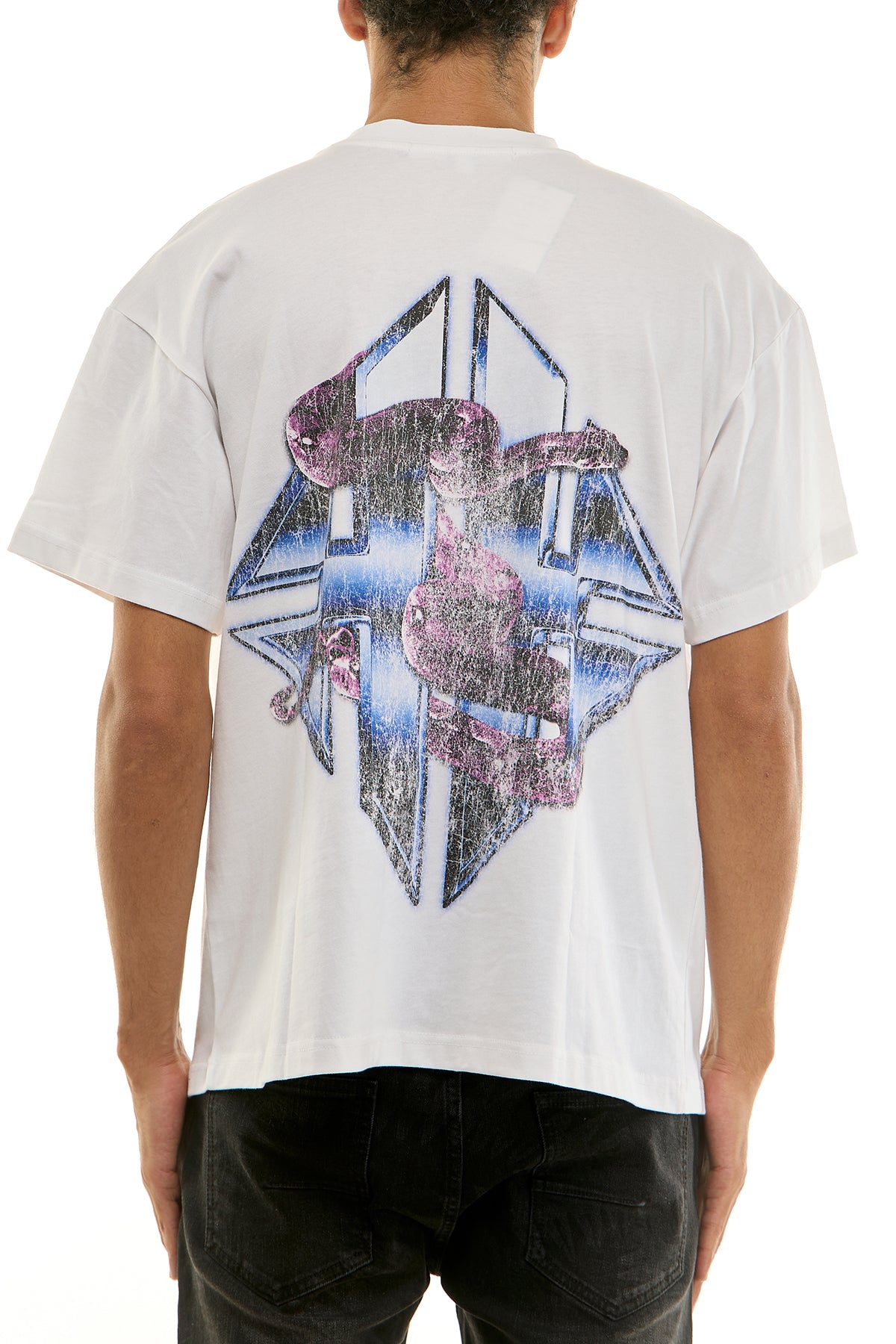 Men's Legend Rhinestone T-Shirt - White | KNT064 – KDNK