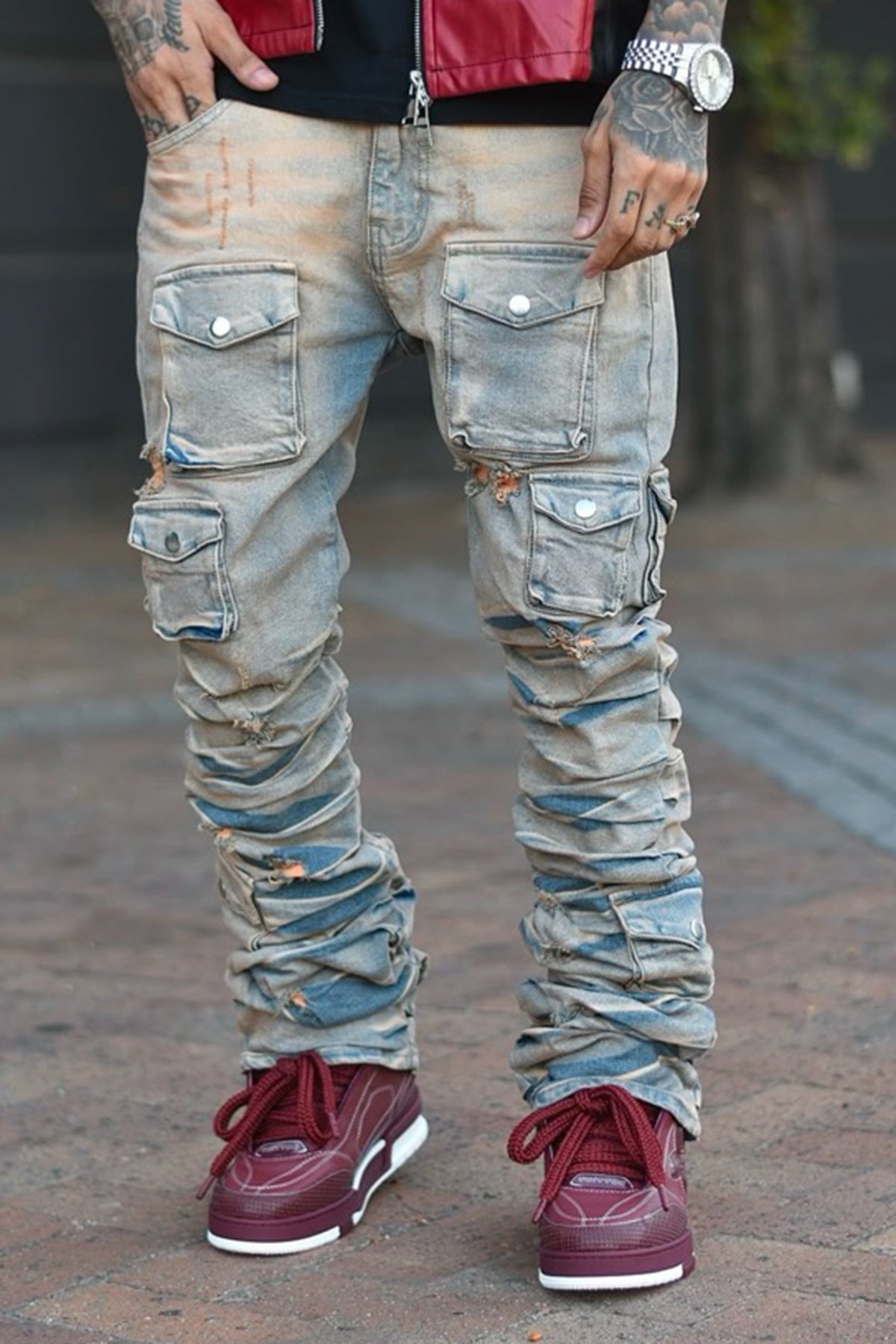 KDNK Flare Jeans & Stylish Stretch Denim