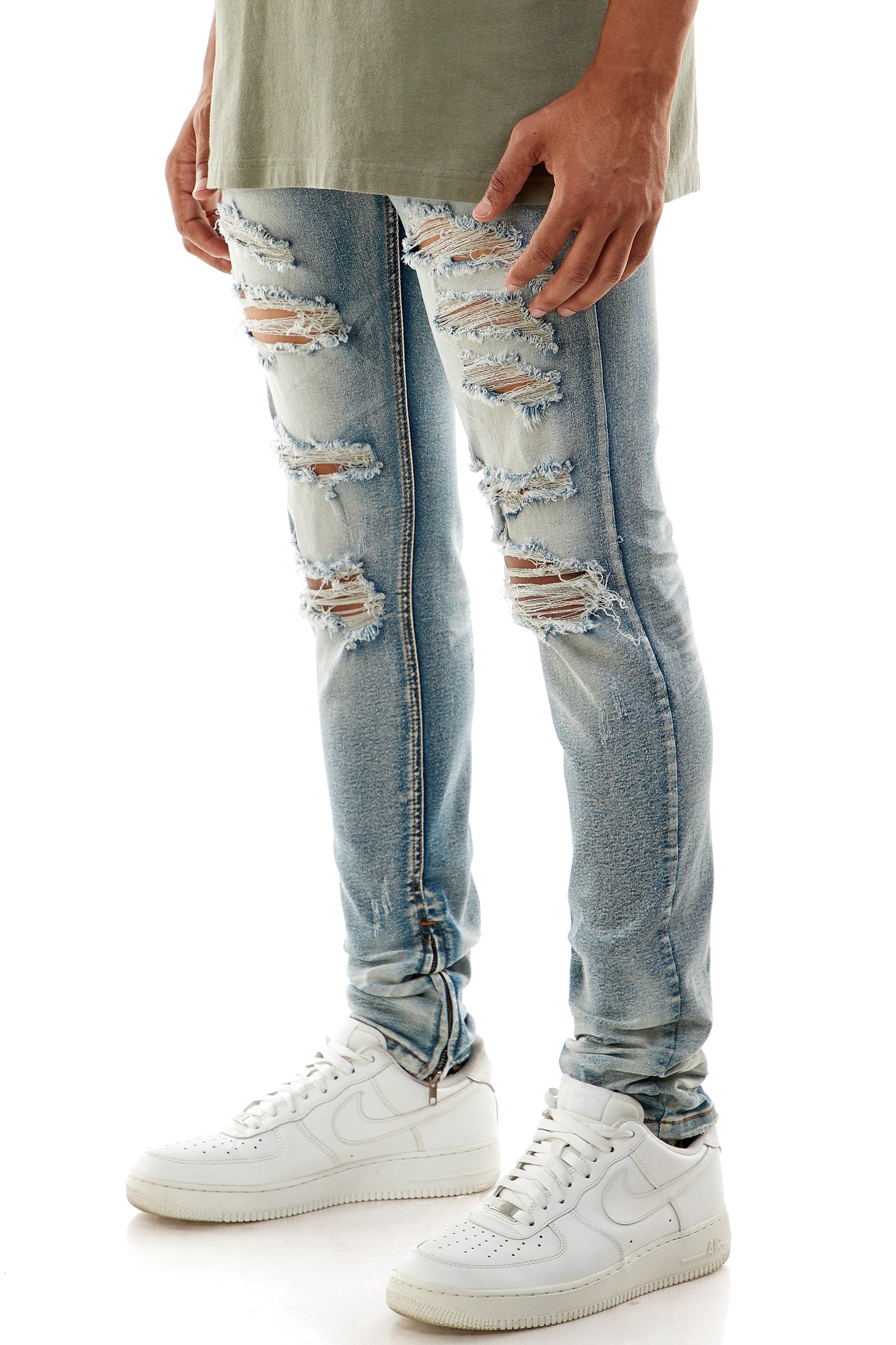 3D CREASE JEANS